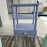 Parker Bobbin Purple Acacia Wood Side Table from Oliver Bonas Image 2