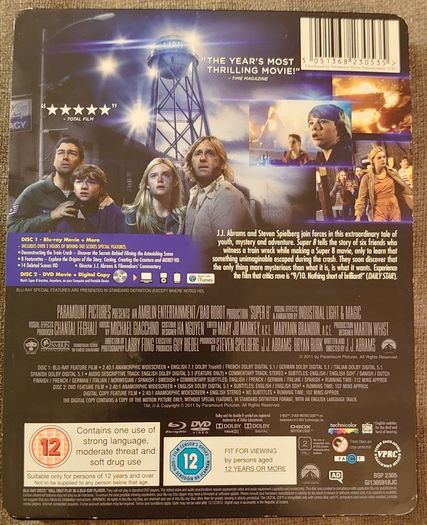 Super 8 (Steelbook) Blu Ray + DVD