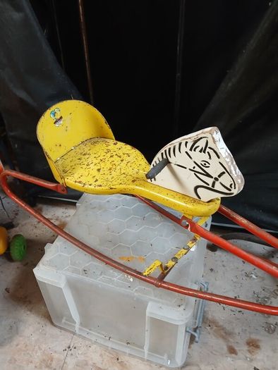 vintage jetace rocking horse