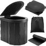 Portable Toilet, Outdoor Camping Toilet Fishing Toilet Campervan Toilet Collapsible Toilet Bucket Portable Loo Camping Loo Camping WC Image 3