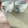 Set Of 2  Dema Designs -simplicity- Porcelain Lion Head Soup Bowls Image 3