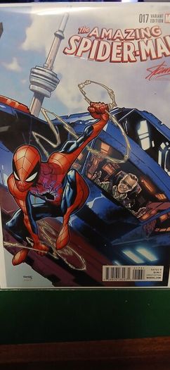 Amazing Spider-Man #17 2016 Fan Expo Humberto Ramos Stan Lee Collectibles Cover