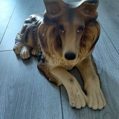 Fireside ornamental Collie