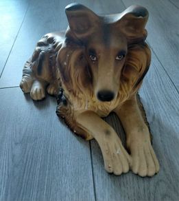 Fireside ornamental Collie