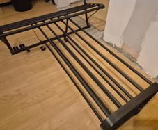 Wall coat hanger and shoe rack