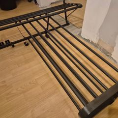 Wall coat hanger and shoe rack