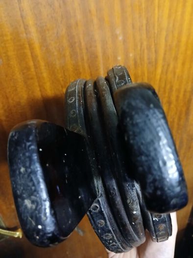 Antique fire bellows