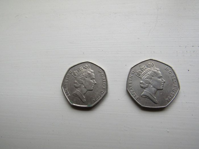 UK 1994 D-Day 50p coin x 2