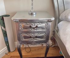 Silver antique style lockers X2