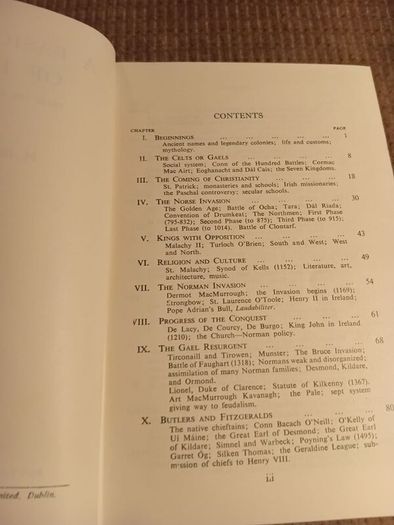 Rare Find A Basic History of Ireland. From the Earliest Times to 1922. M. Breathnach. Vintage.