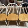 6 x Gorgeous Sturdy Wooden Kitchen Dining Chairs - Can Deliver Image 2