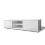 TV Cabinet High-Gloss White 140x40.3x34.7 cm Image 2