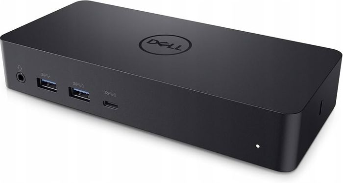 Dell D6000 Usb-C Triple Docking Station, Up To Three 4K Displays Via Usb-C, Uhd 5K, Usb 3.0, Gigabit Ethernet, 130-Watt Ac Adapter, Charges Up To 65W Laptop