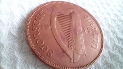 1928 Irish Penny.