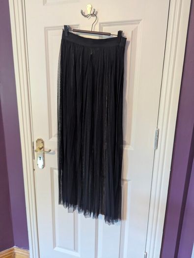 Black mesh skirt