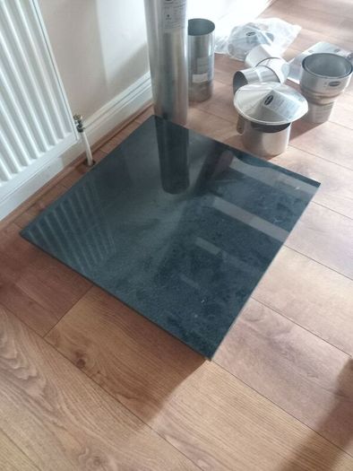 new stove 9m flue,heart ,cowl etc