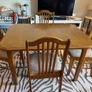 Oak Table and Chairs Image 5