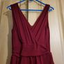 NEXT Jolie Moi maxi dark red ruffle dress 10 NEW Image 3