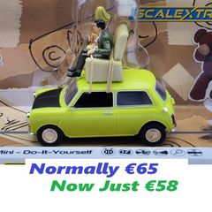 Scalextric C4334 Mini -Mr Bean 'Do-It-Yourself' Slot Car ( TV street classic )