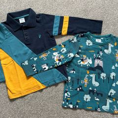 Polarn O. Pyret twin top bundle, size 98cm (2-3 yrs)