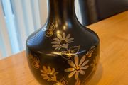 Black and Gold Mid-Century Vase
