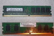 PC Memory RAM Desktop DDR2 240 Pin - 256MB sticks