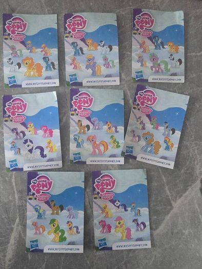 G4 Collector Cards off Mini Figures just 1 Euro Each - Selection 4 - MLP G4 My Little Pony