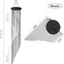 NEW SALE | Wind Chimes Outdoor,Large Wind Chimes,36" Garden Chimes with 18 Aluminum Alloy Tubes and 3 S Hooks for Garden Patio Backyard Decor Gift Image 4