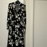 Black Wrap Over Dress size S Image 3