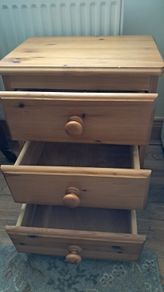 Timber Bedside Locker in good condition. For collection in Thurles