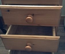 Timber Bedside Locker in good condition. For collection in Thurles