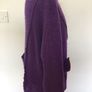Cozzi by signature Purple cardigan style jacket size 2XL includes  post Image 5