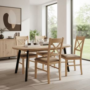 Arvian Extendable Round Dining Table 80-130cm