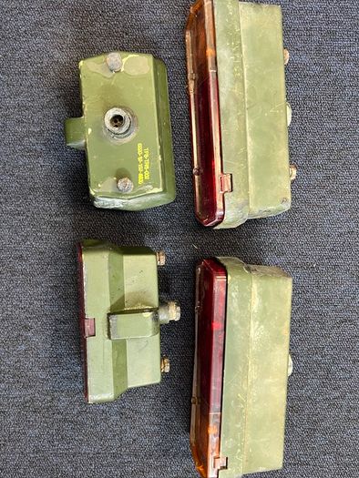 Military jeep trailer tail lights land rover G Wagen Sankey Unimog