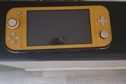 Nintendo switch Lite in yellow safety case and screen protector
