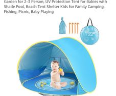 Baby beach tent