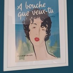 Vintage French Book Advertisement/Poster