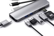New 4K Type- C USB Hub 7 in 1 Adapter with HDMI+ PD+ 2 USB Port + SD
