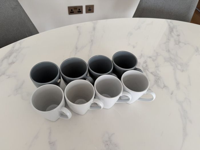 Set of 8 Abney & Croft Barrel Mugs