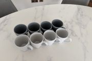 Set of 8 Abney &amp; Croft Barrel Mugs