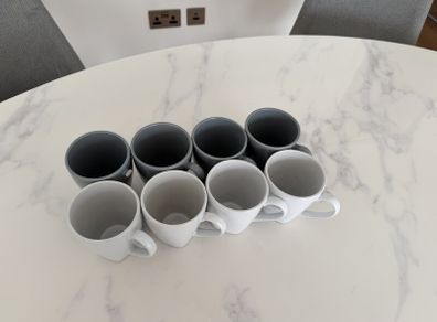 Set of 8 Abney & Croft Barrel Mugs