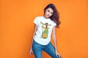 Prosecco queen t-shirt tee top shirt ladies t-shirt prosecco t-shirt