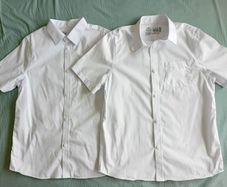 2 M&S Skinkind Cotton Shirts Age 11-12