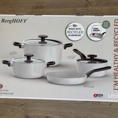 Berghoff 7-pc Cookware set non-stick Glints Spirit Brand New