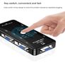 Switch Box Adapter, One-Button Swapping, 4 VGA Cables not Included, Ideal for PCs, Keyboard, Mouse, Scanner, Printer Image 3