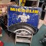 Vintage Garage Michelin Sign Image 3