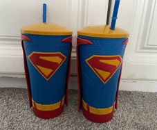Superman collectors cups x 2