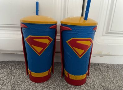 Superman collectors cups x 2