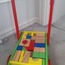 Wooden Toy Bundle: Blocks, Shape Sorter, Stacking Toys & Walker Image 3