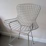 Pair of Bertoia style wire bar stool Image 8